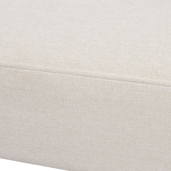 English Elm Jennifer Taylor Home - Jared Mid-Century Roll Arm Tufted Bench Settee with Kiln-Dried Frame and Plush High-Density Foam Beige B2719P238284