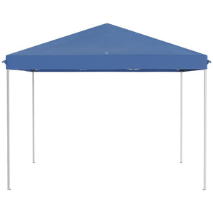 English Elm Outsunny 10' X 10' Instant Pop Up Canopy Tent With Bug Netting & Carry Bag For Outdoor Events, Blue W2225P174181-GIGA