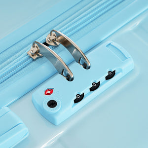 English Elm Luggage 3 Piece Hard Shell Abs Pc Set with Usb Port and Spinner Wheels Travel Ready N726P264892A