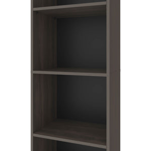 English Elm Fm Furniture Beaver Balley Bookcase - 5 Open Shelves In Stained Walnut For Modern Storage & Display B128P301395