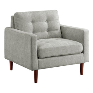 OSP Home Furnishings Grayburn Mid-Century Chair Smoke