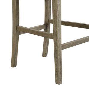 English Elm Christopher Knight Home® - 30.5 Inch Bar Stools Set of 2 with Upholstered Fabric Seats, Rubberwood Frame, 30.5" Height, 300 lb Capacity Beige,Grey N780P192217T