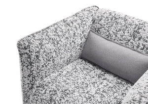 English Elm Fancy Swivel Chair Jacquard Upholstery Modern Accent Seat 360° Swivel Plush Cushion Cozy Armrests B011P282388