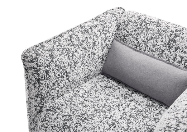 English Elm Fancy Swivel Chair Jacquard Upholstery Modern Accent Seat 360° Swivel Plush Cushion Cozy Armrests B011P282388