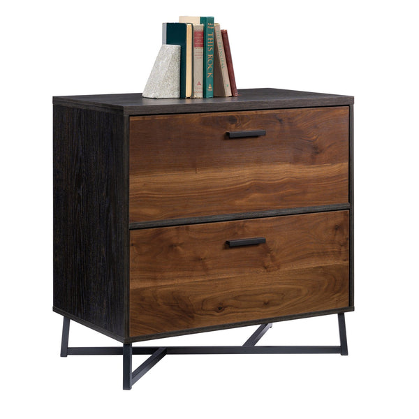 English Elm Lateral File Cabinet In Dark Walnut - Stylish, Space-Saving Storage For Letter & Legal Files, Durable Design B356P354446