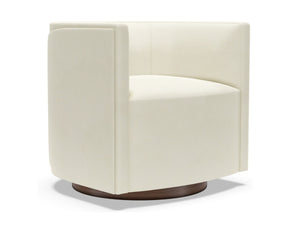 Ingrid Swivel Accent Chair Upholstered Tailored Contemporary Seating for Modern Living Rooms