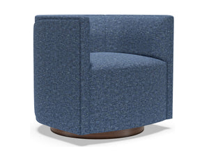Lexington Ingrid Swivel Accent Chair Upholstered Tailored Contemporary Seating for Modern Living Rooms Blue/Aqua 2632-11SW-44