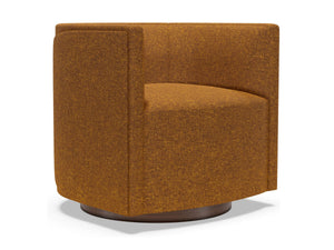 Ingrid Swivel Accent Chair Upholstered Tailored Contemporary Seating for Modern Living Rooms