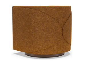 Ingrid Swivel Accent Chair Upholstered Tailored Contemporary Seating for Modern Living Rooms
