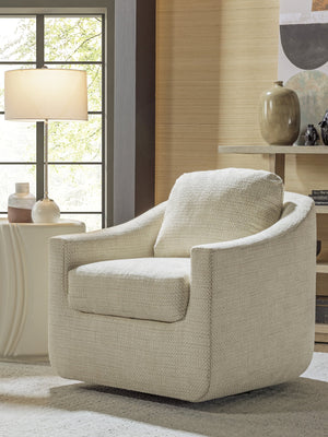 Lexington Artistica Home Liz Swivel Chair - Stylish Comfort With Durable Fabric For Modern Living Rooms And Offices  Wood 2635-11sw-40