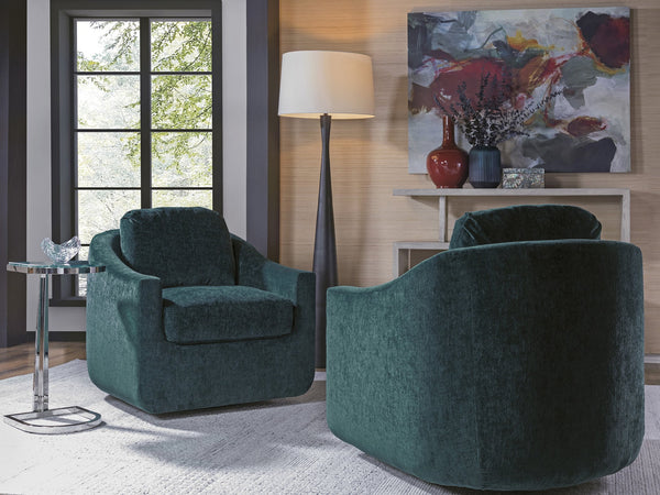 Lexington Artistica Home Liz Swivel Chair - Stylish Comfort With Durable Fabric For Modern Living Rooms And Offices  Wood 2635-11sw-41