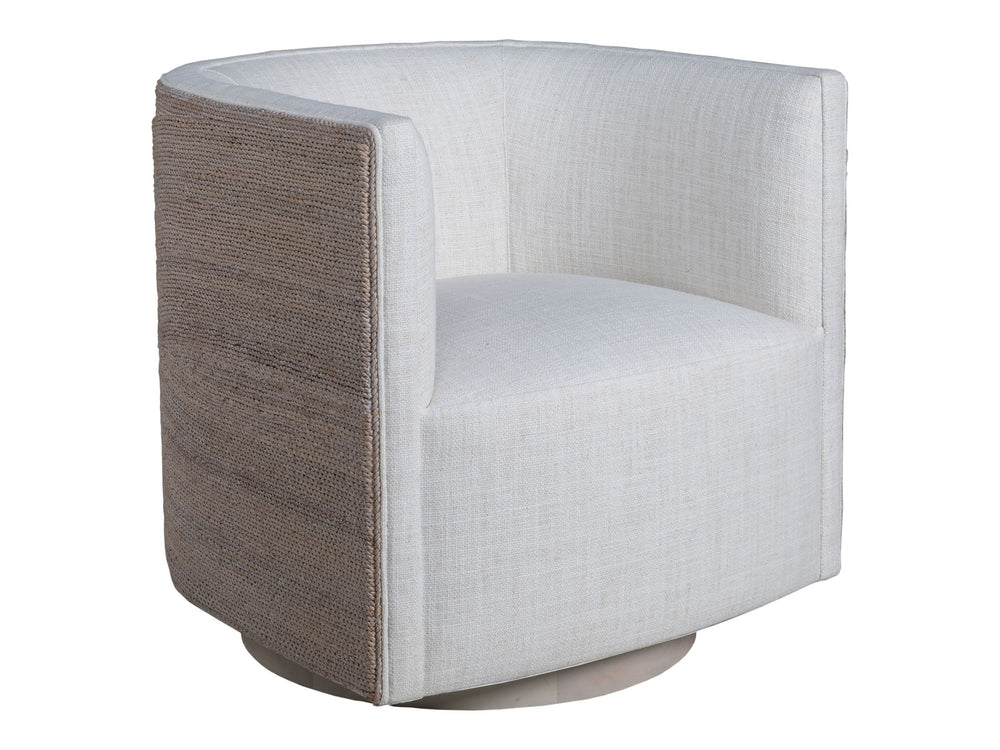 Lexington Ingrid Woven Upholstered Swivel Accent Chair for Modern Living Room Lounge 2637-11SW-60