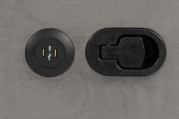 English Elm Recliner Velvet Tufted Loveseat with Manual Side Handle, Plush Arm Pillows for Ultimate Comfort and Style DARK GREY 59 L x 31 W x 26 H B089P240506