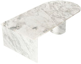 Salerno White Coffee Table 263White-CT Meridian Furniture