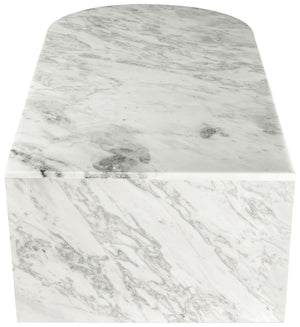 Salerno White Coffee Table 263White-CT Meridian Furniture