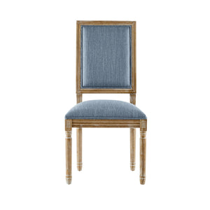 English Elm Christopher Knight Home® - [Set Of 4] Vintage French Country Dining Chairs - Elegant Cane Backrest & Plush Upholstered Seating N767P263677D_4