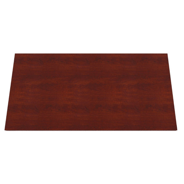OSP Home Furnishings 48x24 Folding Nesting Table with Laminate Top and Locking Casters for Training Rooms 48X24  Cherry 842T24-C