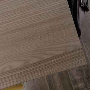 English Elm L-Shaped Desk With Durable Wood & Metal Frame, Stylish Storage, Perfect For Home Office Or Living Room B356P367849