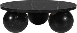 Spherical Black Coffee Table 264Black-CT Meridian Furniture