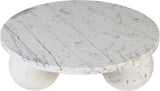 Spherical White Coffee Table 264White-CT Meridian Furniture