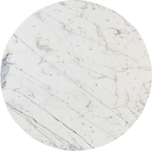 Spherical White Coffee Table 264White-CT Meridian Furniture