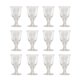 Savannah Wine Glasses (Set of 12) 265044/S12 Elk Home