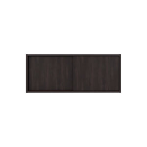 English Elm Bahia Floating Wall Cabinet Natural Oak Finish Modern Scandinavian Shelf Storage Walnut Brown B128P473984