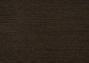 English Elm Modern Round Dining Table with 54" Rustic Wire-Brushed Brown Oak Veneer Top & Metallic Accent Base, Seats 4 B011S01897