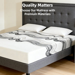 English Elm 12-inch King Mattress Five Layer Foam Zoned Support Japanese Crafted Wave Knit Cover W5081P394369