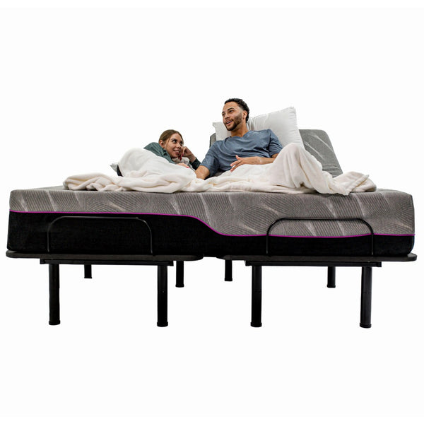 English Elm Renew Split King Adjustable Base Bundle with Cooling Gel Memory Foam Mattress B210S00002