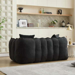 English Elm Soft Beanbag Chair For Two - High-Resilience Foam Comfort, Ideal For Gaming, Reading & Lounging W1996P309526-GIGA