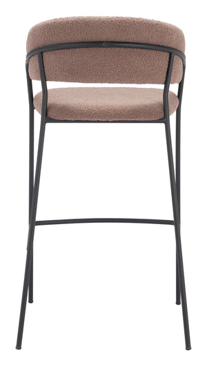 Josephine Barstool - Set of 2 Brown 109674 Zuo Modern
