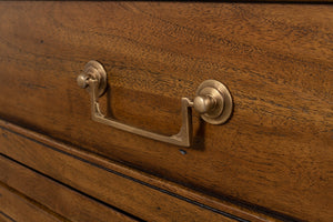 Sarreid Ciborium Chest Of Drawers - Solid Walnut With Elegant Fruitwood Finish And Faux Keyhole Detail Brown  26715-5