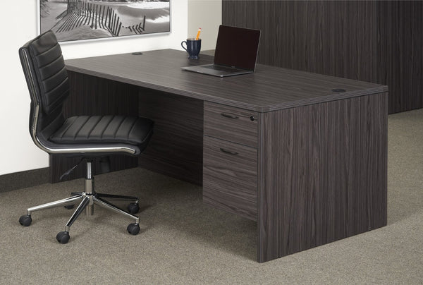 OSP Home Furnishings Napa Under Desk Hanging File Pedestal for Letter Legal Size Office Storage 22"D NAP-80-SGW