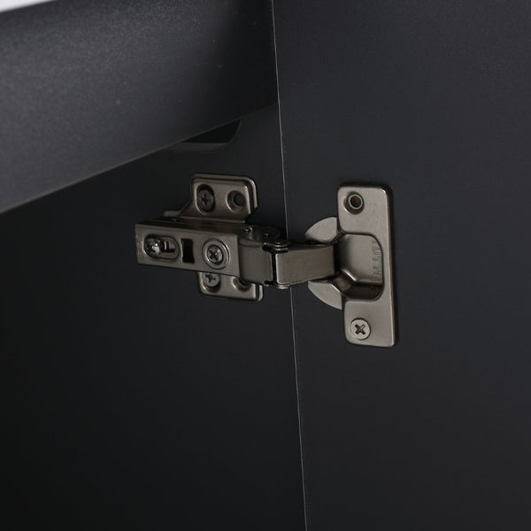 English Elm 48" Modern Wall-Mounted Bathroom Vanity With Resin Double Sink & Soft-Close Doors For Stylish Storage P2 W999S00352-GIGA