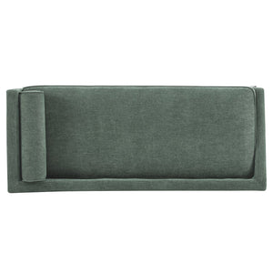 English Elm Christopher Knight Home® - CHAISE modern fabric lounge with rolled accent pillow, splayed birch legs and luxe comfort seating experience Green 68.25 L x 28 W x 17.75 H N776P291705G