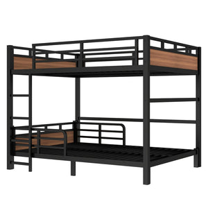 English Elm Twin Xl Solid Pine Loft Bed with Built-in Led Lighting and Storage Shelves Walnut W1580S00504