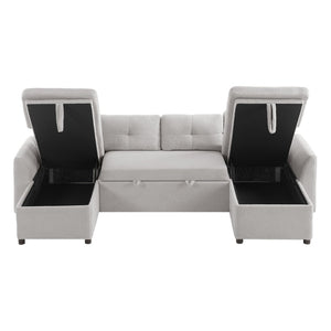 English Elm Swivel Barrel Accent Chair Chenille Tufted Round Club Seat for Living Room Lounge N719S002210E