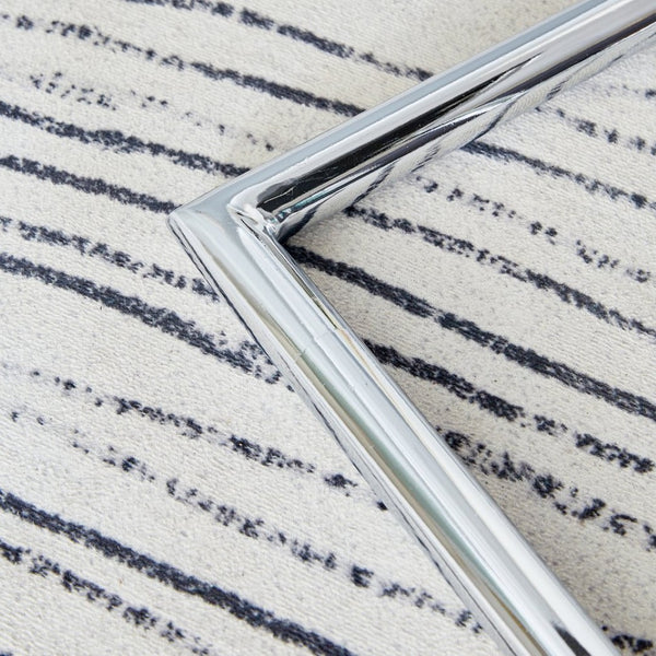 English Elm Table 5-Piece Set: Elegant Black Marble-Patterned Top With Stylish Stainless Steel Legs & Pu Chairs W1151S01959-GIGA