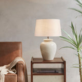 INK+IVY Anzio Modern/Contemporary Ceramic Table Lamp II153-0108 Cream