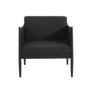 English Elm Christopher Knight Home® - DAWSON Black Aluminum Outdoor Club Chairs - 2PCS Water-Resistant Cushions, Sturdy Rustproof Frame N775P247810B