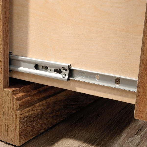 English Elm Lateral File Cabinet In Stylish Brown Finish - Durable, Compact Design For Efficient Document Storage B356P402720