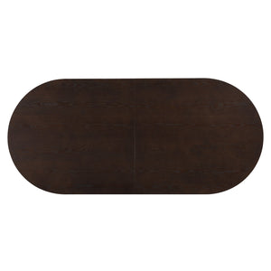 English Elm Christopher Knight Home® - Oval Dining Table Double Pedestal In Rich Espresso - Modern-Rustic Design For Family Gatherings N771P265584O_N771P265585O