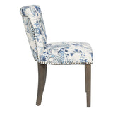 OSP Home Furnishings Kendal Chair Paisley Blue