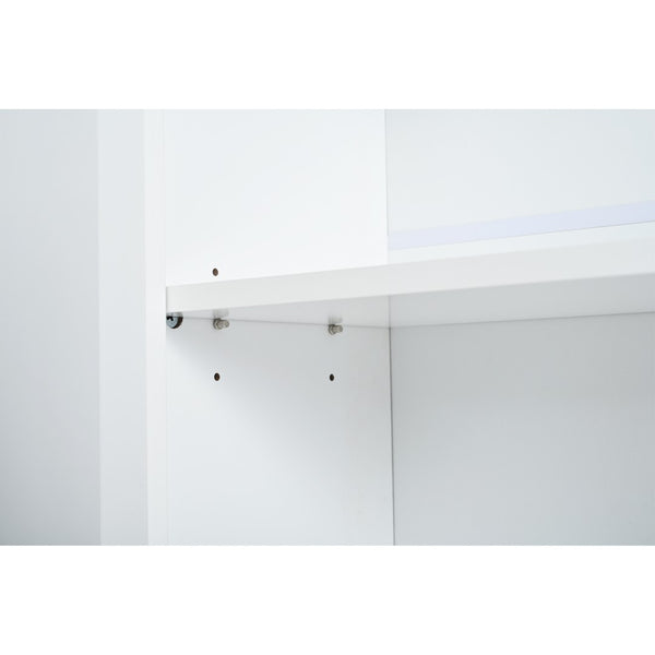 English Elm Topmax 83.7" Modern Tall Kitchen Pantry With Faux Marble Top & Adjustable Storage N717P221575K-GIGA