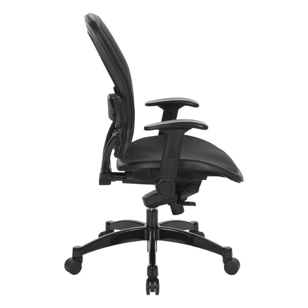 OSP Home Furnishings Manager's Ergonomic Mesh Office Chair with Lumbar Support and Synchro Recline Mechanism 2787R