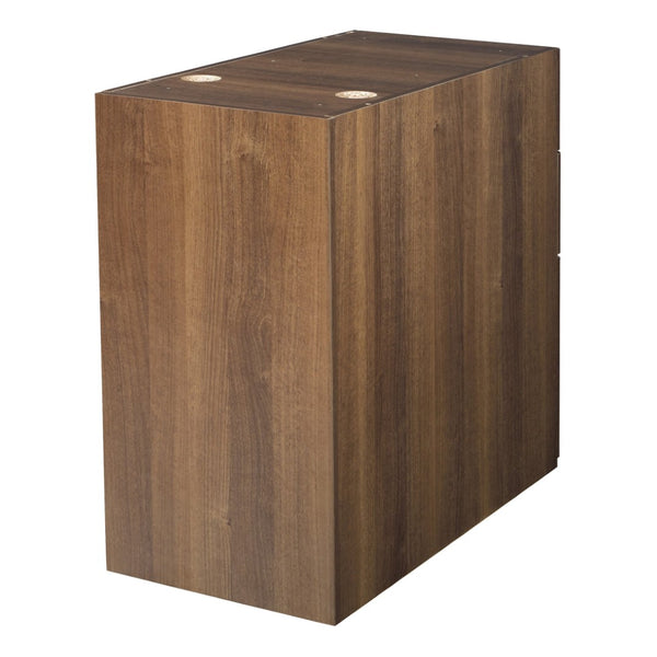 OSP Home Furnishings Napa Under Desk Pedestal with Box File Drawers for Home Office Storage NAP-263-PCW