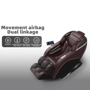 English Elm "Luxury Luxury 3D Zero Gravity Massage Chair with SL-Track, Mechanical Hand, Shiatsu, Heated Back & Calves, Bluetooth Speakers and Smart LCD Control W3327P296128