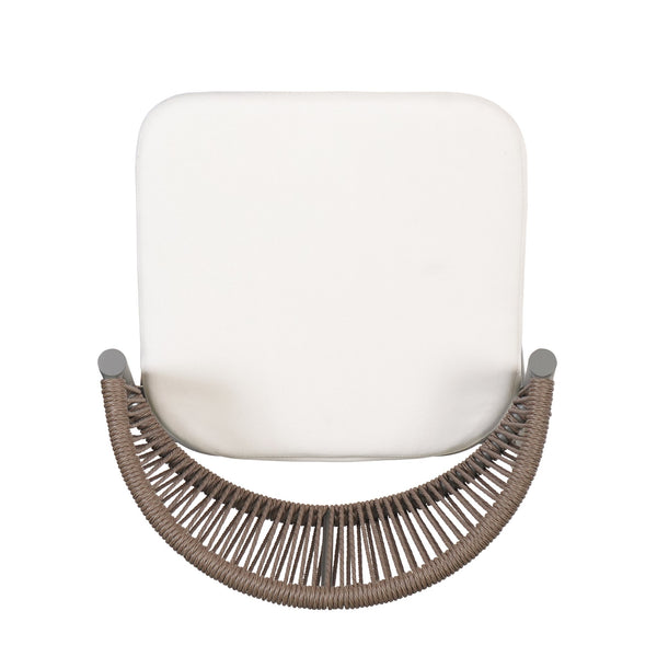English Elm Christopher Knight Home® - Outdoor 30.25" Height Barstools Set Of 2 - Stylish Metal Frame With Scallop Backrest & Cushions N772P245120G