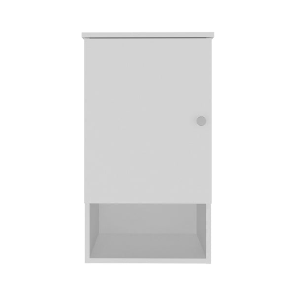 English Elm Bathbi 28" Medicine Cabinet with Two Interior Shelves and Open Shelf for Organized Bathroom Storage White 30 L x 17 W x 4 H B070P234326